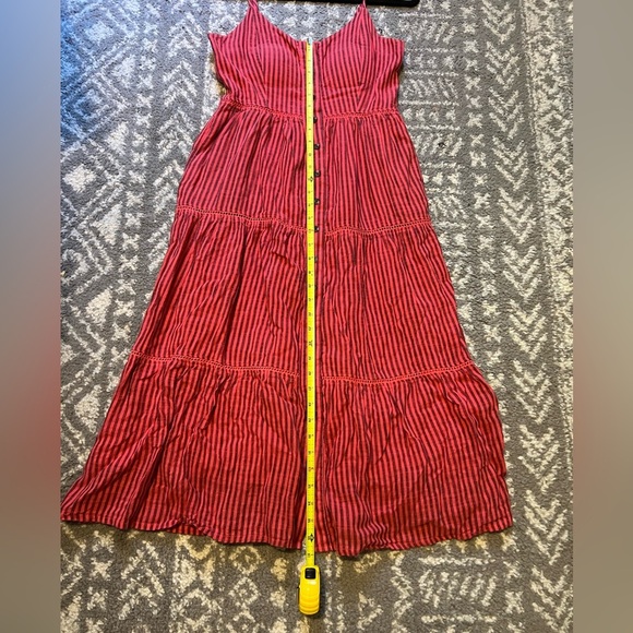 Sundry Red and Black Striped Maxi Dress size 0 (i119) - Picture 11 of 12